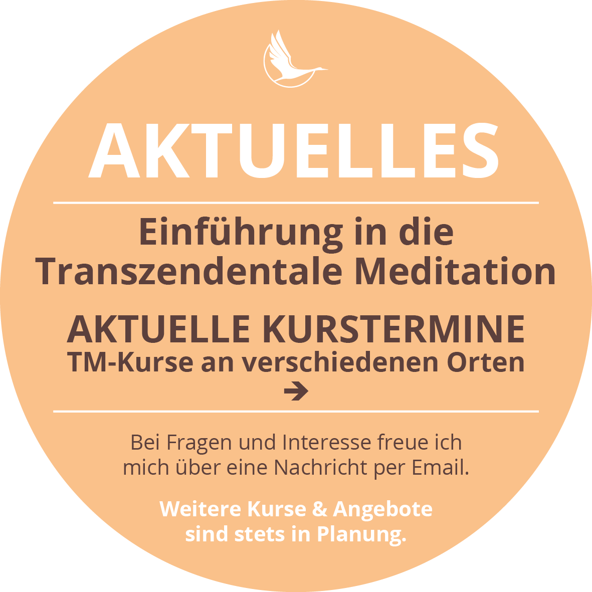 Aktuelle Kurstermine: Einführung in die Transzendentale Meditation: TM-Kurse an verschiedenen Standorten