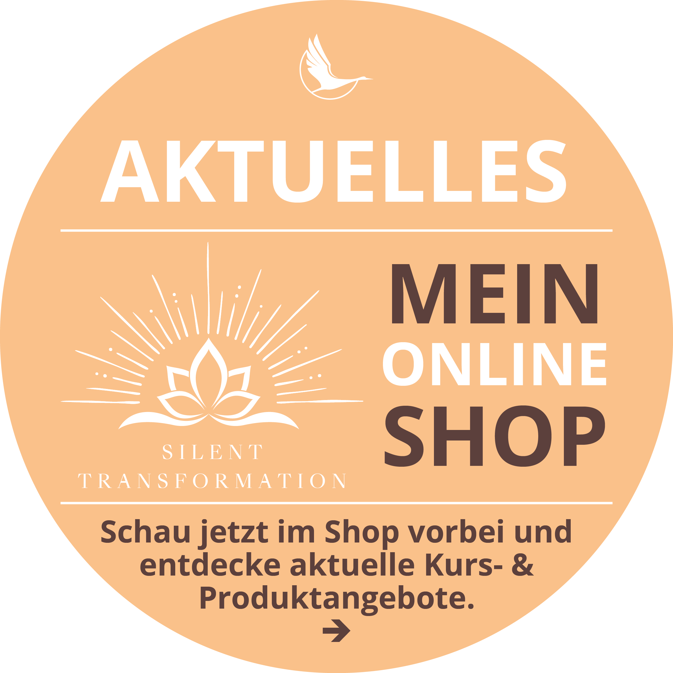 Mein Online Shop SILENT TRANSFORMATION – Schau jetzt im Shop vorbei und entdecke aktuelle Kurs- & Produktangebote.